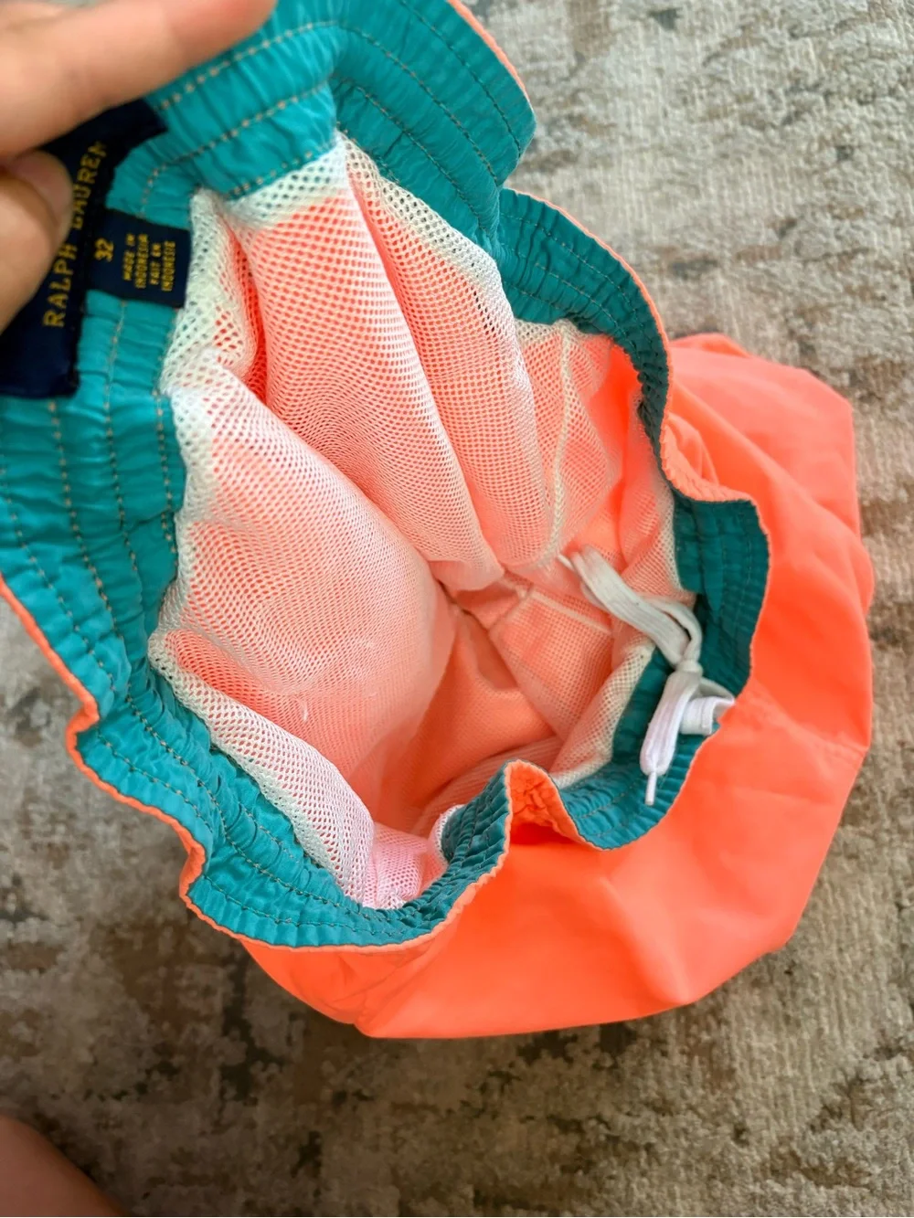 Polo Ralph Lauren Neon Orange Swim Trunks – 32
